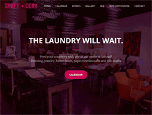 Tablet Screenshot of craftandcork.com